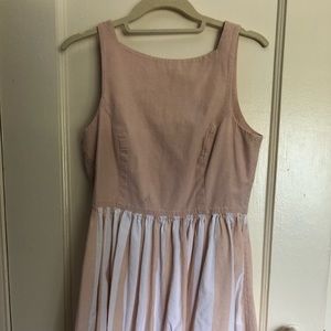 American Apparel Light Peach High Neck Dress